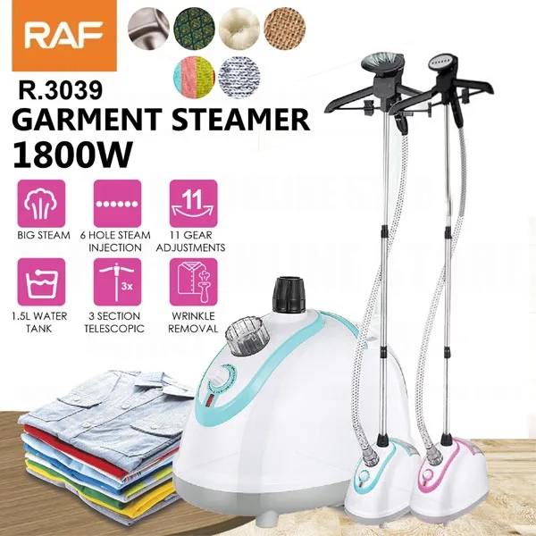 RAF Garment Steamer 1800W Easy to Clean, Continous Steam, High Quality Plastic R.3039 10 RAF Garment Steamer 1800W Easy to Clean, Continous Steam, High Quality Plastic R.3039