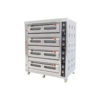Commercial Kitchen Equipment Commercial Gas Oven 4 Deck 16 Tray, 220V, 50Hz, 1 Phase, 400W, HGB-416Q