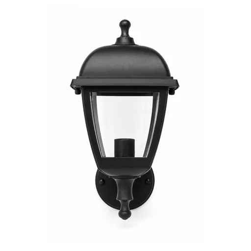 Tronic Classic Lantern Outdoor Wall Light - E27 IP44 Black