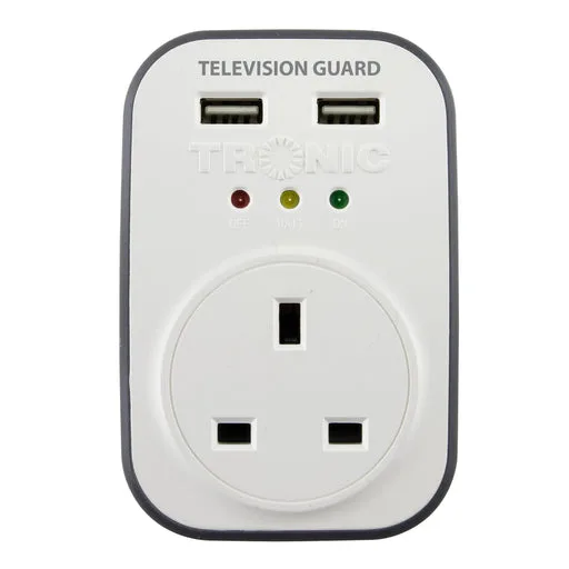 Tronic Television Guard with 2 USB 13Amps