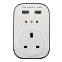 Tronic Television Guard with 2 USB 13Amps