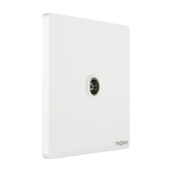 Tronic Glossy White - TV Socket