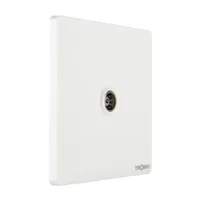 Tronic Glossy White - TV Socket