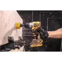 Ingco Compact Brushless Cordless Drill Lithium-ion 20V 60NM with 2 Speed Gear, LED Battery Indicator, Work Light CDLI20602