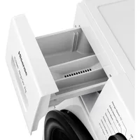 Hisense Washing Machine 8kg Front Load, Steam Care, Durable Inverter, Pure jet wash, Delay End, White WFQP8012VMS