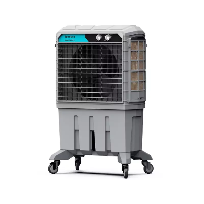 Symphony Commercial Air Cooler 125L with 3 Side Honeycomb Pads, Lockable Wheels MOVICOOL L125