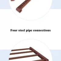 Moveable Standing Cloth Rack Telescopic Design With Wheels - JHC2330L