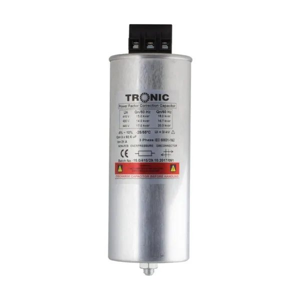 Tronic Capacitor Cylindrical 15KVAR