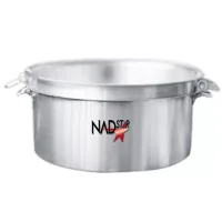 Nadstar Aluminum Sufuria 2pcs with Lid & Handle 80-84 Cookware Set Tope Cooking Pot with Lid and Handle for Commercial Use - Kitchen Heavy Duty
