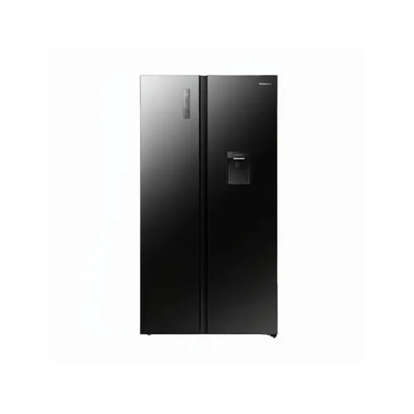 Hisense Side by Side Refrigerator with Water Dispenser, 529L, Black, RS5P558NMSG