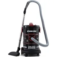 Nikai Vacuum Cleaner 25l Drum with Blower Function 2000w NVC350T Metal Telescopic Tube Large Tank Capacity Rotatable Wheels With Sponge Filter