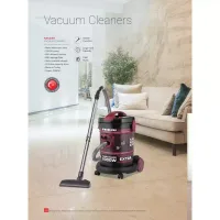 Nikai Vacuum Cleaner 25l Drum with Blower Function 2000w NVC350T Metal Telescopic Tube Large Tank Capacity Rotatable Wheels With Sponge Filter