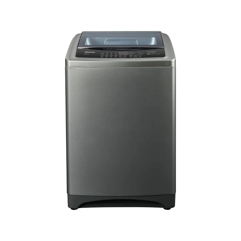 Hisense Washing Machine 8kg Top Load, Automatic with Wash & Rinse, Titanium Silver WT1D8021UT