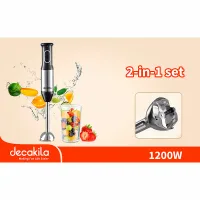 Decakila Hand Blender Multifunction 1200W Detachable Stainless Steel Mixing Rod KEJB039M