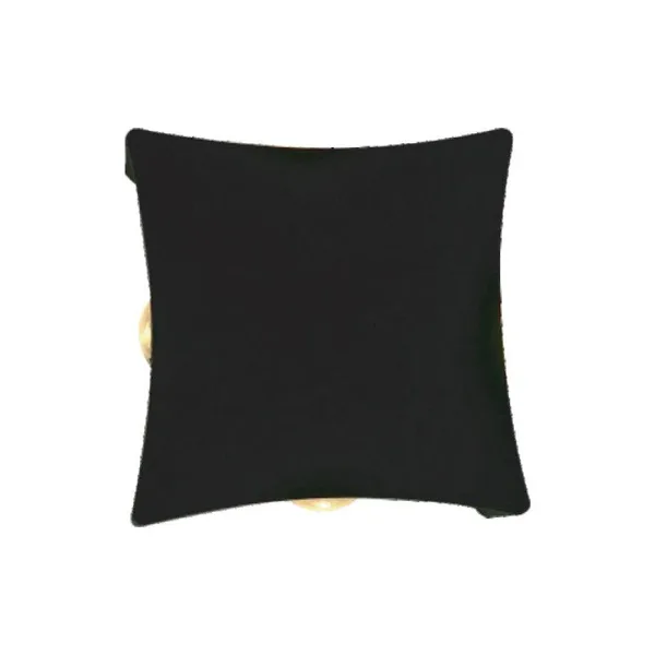Tronic Small Black Cushion-shaped Wall Light