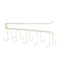 Nadstar Dish Rack 5 Hooks Hanging Cup & Utensil Holder Closet Shelf With Hanger HP93-061