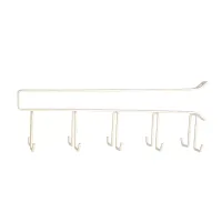 Nadstar Dish Rack 5 Hooks Hanging Cup & Utensil Holder Closet Shelf With Hanger HP93-061