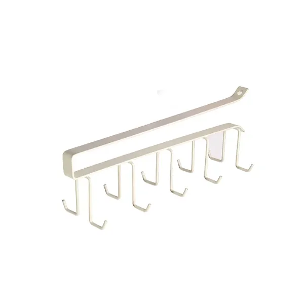 Nadstar Dish Rack 5 Hooks Hanging Cup & Utensil Holder Closet Shelf With Hanger HP93-061