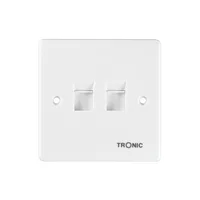 Tronic Telephone Socket RJ11 and Data Socket RJ45