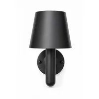 Tronic Modern LED Outdoor Wall Light - 12W IP65 Black