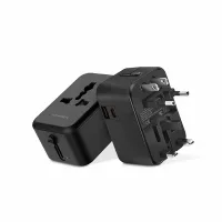 Hyphen Charge Point Universal Travel Adaptor 20W Black HTA-BK20W0000