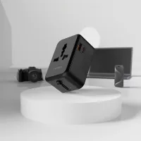 Hyphen Charge Point Universal Travel Adaptor 20W Black HTA-BK20W0000