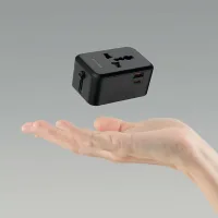 Hyphen Charge Point Universal Travel Adaptor 20W Black HTA-BK20W0000