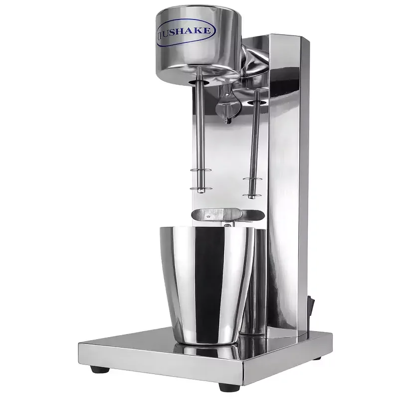 Commercial Electric Single Head Milk Shaker, 850ml Professional Drink Mixer, Heavy-Duty 280W Copper Motor Milkshake Machine WG-DM1