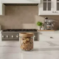 Ocean Pop Jar Stax Brown Lid 500ml 5B02517G9601
