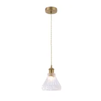 Tronic Prism Crystal Glass Pendant Light 1*E27