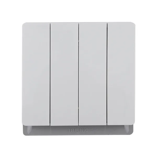 Tronic Ivory 4-Gang 2-Way Switch