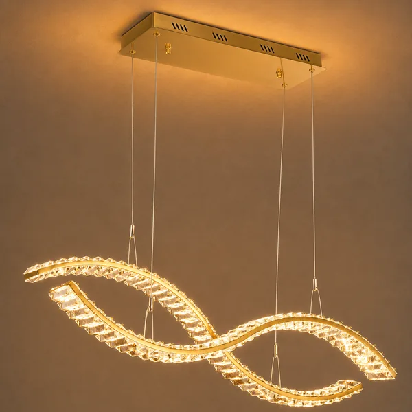 Tronic Infinity Crystal LED Pendant Light