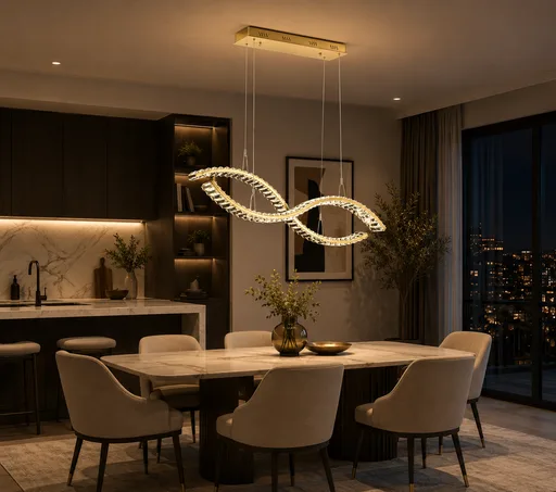 Tronic Infinity Crystal LED Pendant Light