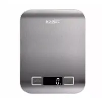 Kodtec Electronic Kitchen Scale High-Precision Digital Food Scale 5kg/11lb, Professional Stainless Steel & ABS Platform with Tare Function KT-4004KS