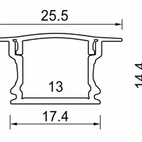 Tronic LED Strip Light with Aluminum Profile - Daylight