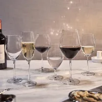 Ocean Wine Glass 6pcs Sante Water Goblet 405ml Fine Rim Stemware 1026G14