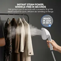 Nikai Garment Steamer 2.2L Tank Suit Hanger 1950W NGS292AB Water Filtration Function 3 Bar Pump Inside 79Cm Iron Board Length Automatic Power Off