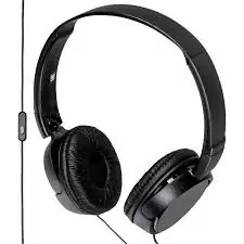 Sony Wired Headphone 30mm Driver Unit, Smartphone Compatible, Wide Frequency Range for Clear Highs and Lows MDR-ZX110APBZE