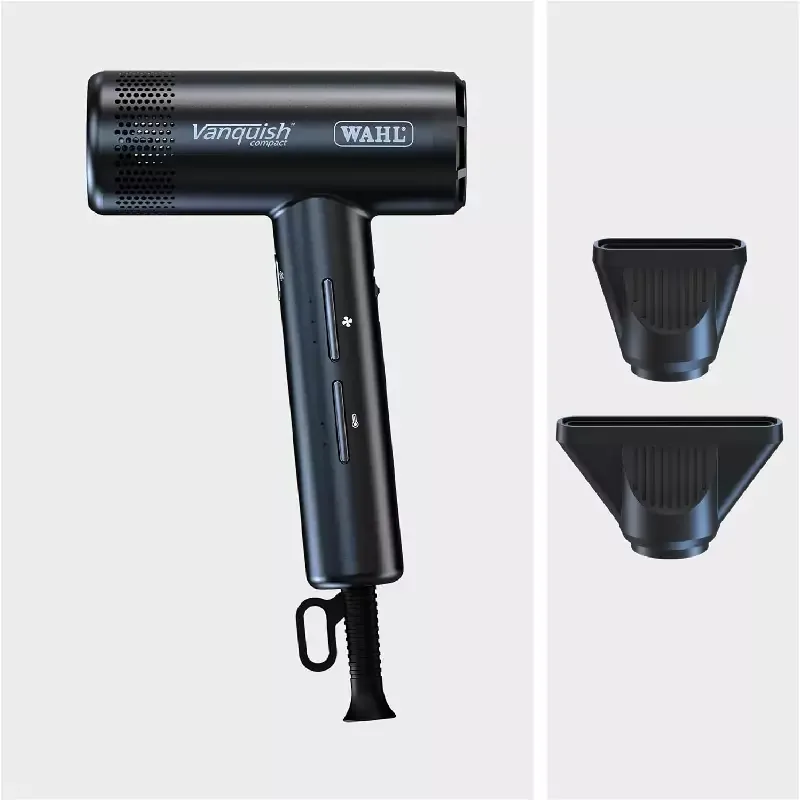 Wahl Corded Hair Dryer 1600W Vanquish Compact with Digital Motor & Ionic Technology, Magnetic Attachments 43220370