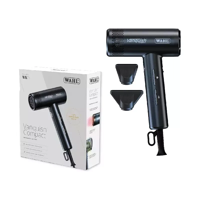 Wahl Corded Hair Dryer 1600W Vanquish Compact with Digital Motor & Ionic Technology, Magnetic Attachments 43220370