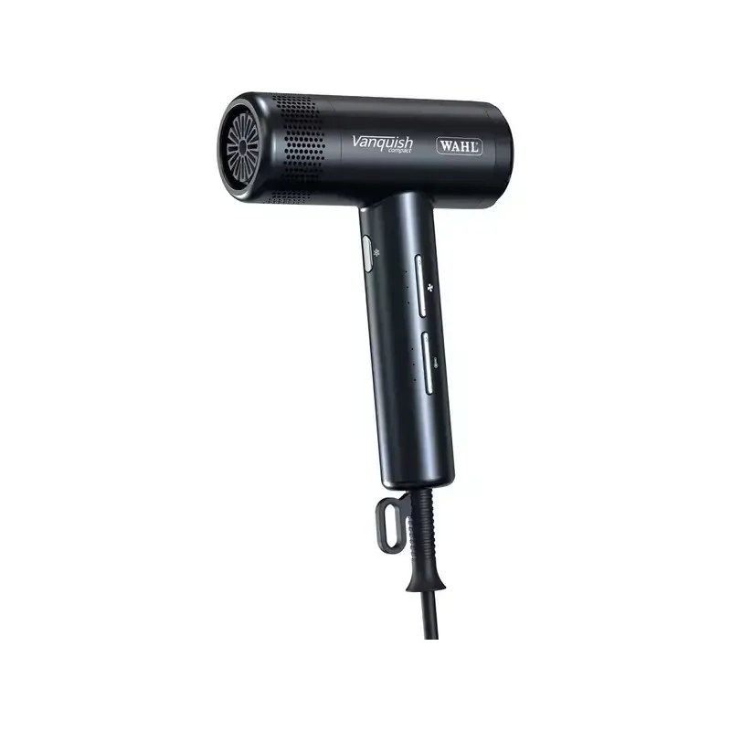 Wahl Corded Hair Dryer 1600W Vanquish Compact with Digital Motor & Ionic Technology, Magnetic Attachments 43220370