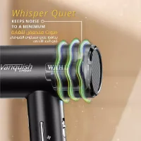 Wahl Corded Hair Dryer 1600W Vanquish Compact with Digital Motor & Ionic Technology, Magnetic Attachments 43220370