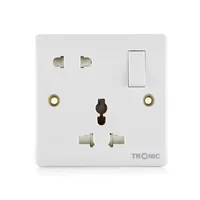 Tronic Single Universal Switch Socket 16Amps With 2 Pin