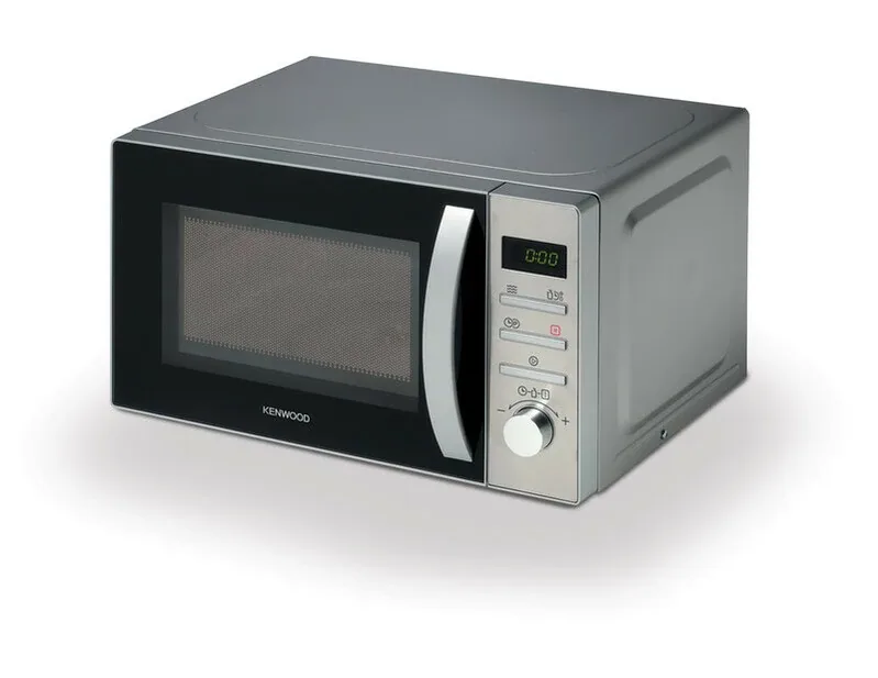 Kenwood Microwave 22l Digital 5 Power Levels 700w Mwm22.000bk - 95 Mins Timer Defrost Settings Glass Turntable 25.5Cm Pull Handle Door