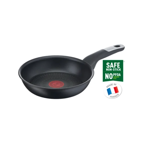 Tefal Unlimited Frypan 26cm Non Electric G2550502 aluminium material heat indicator thermo signal titanium coating made in france