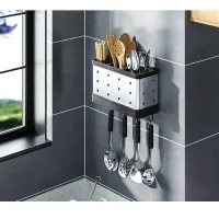 Nadstar Cutlery Set Holder Rack For Kitchen & Home Kitchen Wall Mount HP12-200