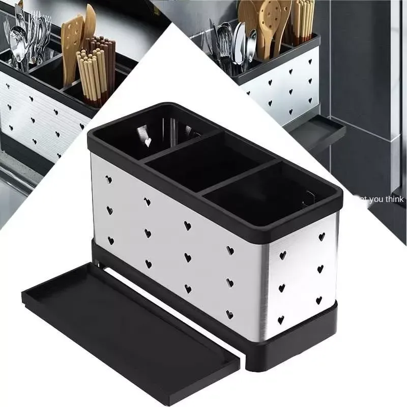 Nadstar Cutlery Set Holder Rack For Kitchen & Home Kitchen Wall Mount HP12-200