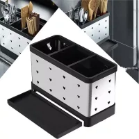 Nadstar Cutlery Set Holder Rack For Kitchen & Home Kitchen Wall Mount HP12-200