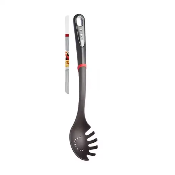 Tefal Ingenio Pasta Spoon 34CM Black Stain Resistance Silicone Ring Heat Resistance 230°C K2060214