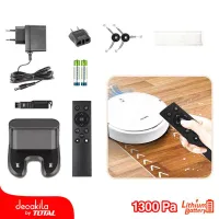 Decakila Vacuum Cleaner 450ml Dustbin Robotic Gyroscope Style Decabot06 1300pa vacuum pressure 90 min working time with electric brush automatic recharge